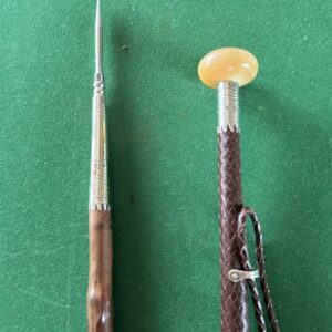 Canne Makhila avec pommeau en corne