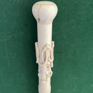 Canne en ivoire avec cites