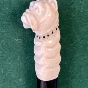 Canné animalière en ivoire avec cites