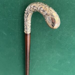 Canne de marche en or vendue