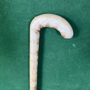 Canne en serpent royal provenance Catherine Dike